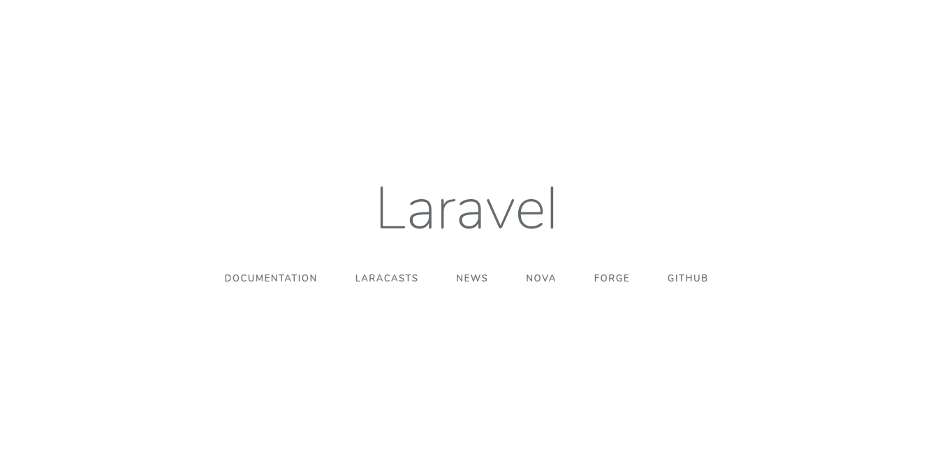 New Laravel App