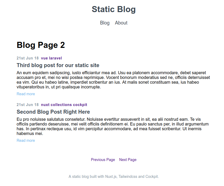 Nuxt Pagination