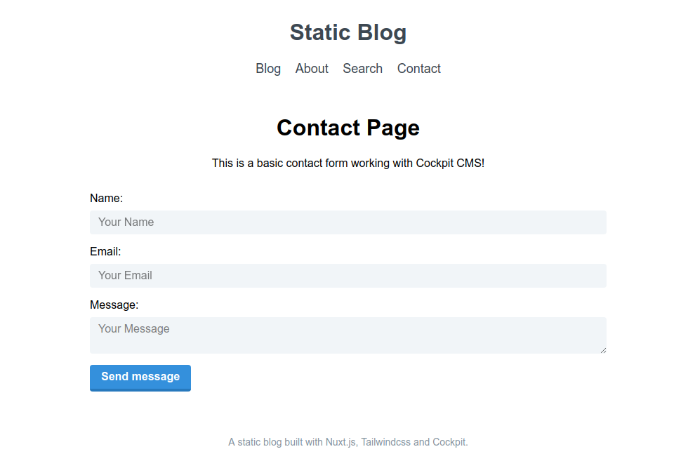 Contact Form
